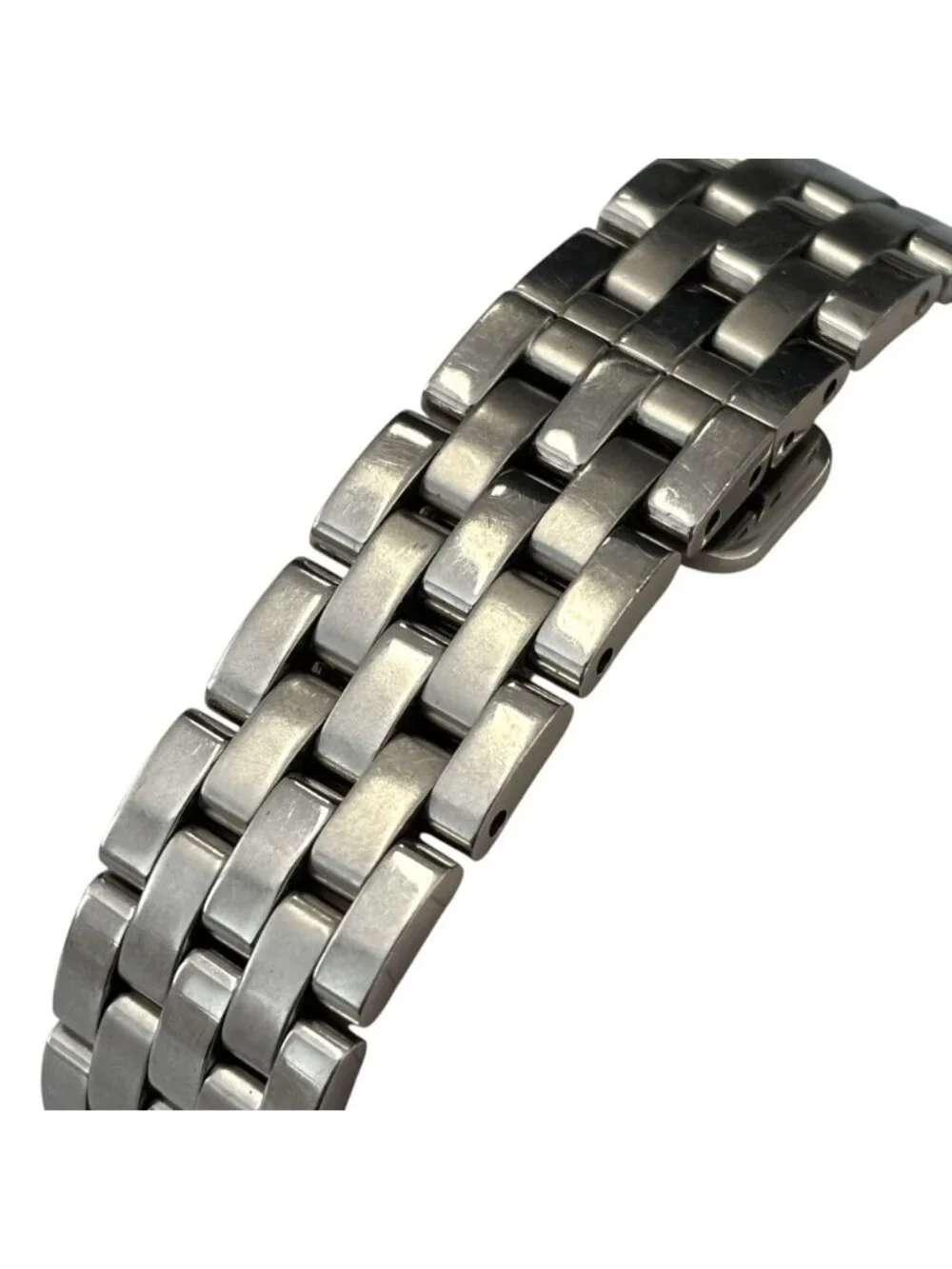 Gucci Diamond Shell Dial Watch Quartz SS Silver